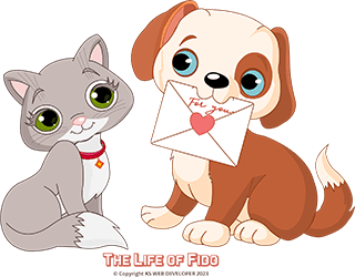 The Life of Fido Letter Logo